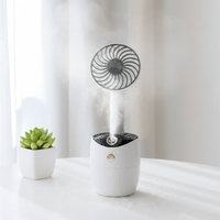 Breeze through dry air with this mini USB humidifier fan