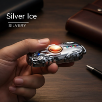 USB Rechargeable Fidget Spinner Lighter – Windproof Tungsten Coil Metal EDC