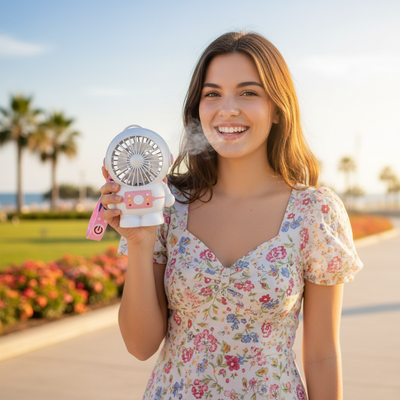 Stay Cool Anywhere with This Adorable Mini Fan