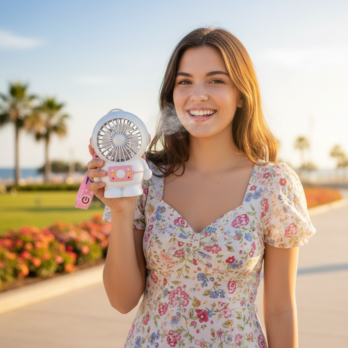 Stay Cool Anywhere with This Adorable Mini Fan