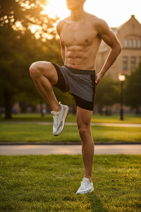 Men's Anti-Glare Training Shorts – Lightweight & Breathable for Gym & Running