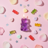 Gummy Bear Scented Candle – Y2K Kawaii Home Decor & Gift