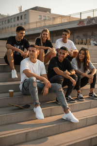 Men's Distressed Cargo Jeans – Streetwear Denim with Ripped Holes & Utility Pockets