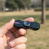 Fingertip Gyro Spinner - Premium Zinc Alloy Rechargeable Fidget Toy with USB Charging