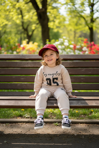 Adorable Kids' Casual 2-Piece Sweatshirt & Pants Set – Soft Cotton Unisex Outfit