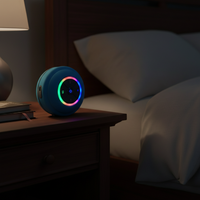 Mini Waterproof LED Bluetooth Speaker – Portable Wireless Speaker with Colorful Light Show