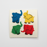 1980s Vintage Flocked Animal Sticker Sheets - 5-Pack (Soft, Fuzzy & Collectible)
