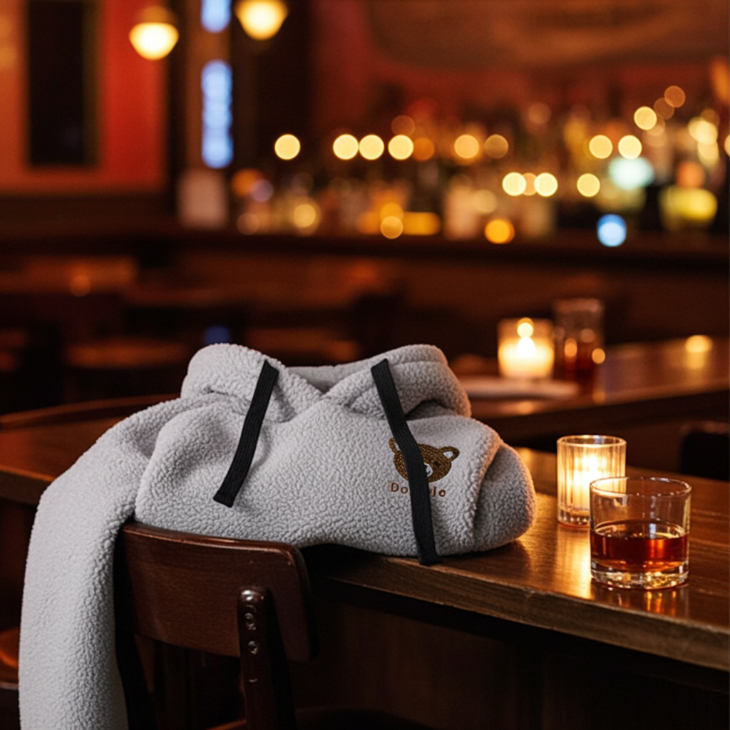Lamb Wool Embroidered Hooded Sweatshirt What Else You Got?