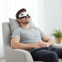 Healing Eye Massager with Heat & Bluetooth Music – 4D Airbag Pressure, Spa Relaxation at Home