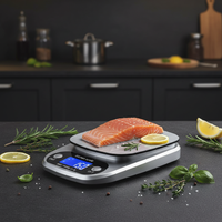 Precision Digital Kitchen Scale 22lb - Stainless Steel Baking Scale with Tare Function & LCD Display