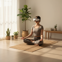 Healing Eye Massager with Heat & Bluetooth Music – 4D Airbag Pressure, Spa Relaxation at Home