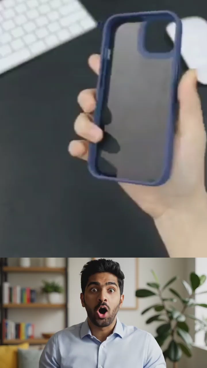 DIY AI E-Ink Projection Phone Case – Custom Image Display NFC Smart Case
