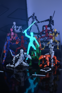 Shapeshift Robot Figure – 3D-Printed Action Model with Weapons & Accessories | Poseable Collectible