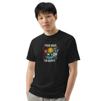 YMIH Heavyweight Sunshine Tee - 'Your Mad I'm Happy' Edition | 100% Cotton Garment-Dyed Christian Apparel
