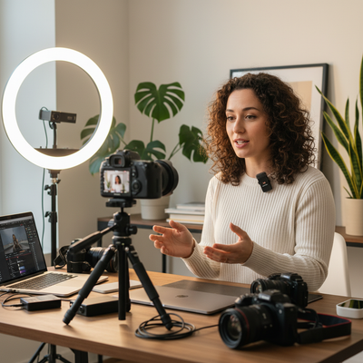 W108 Pro Wireless Lavalier Mic — 2.4GHz Clip-On Mic for iPhone, Android & Laptops
