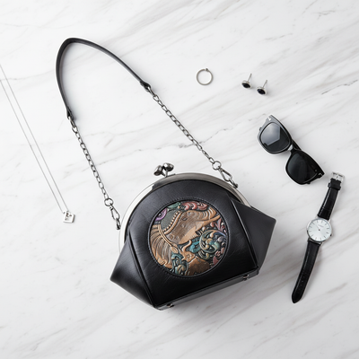 Western Shell Crossbody Bag – PU Leather Shoulder Purse for Women