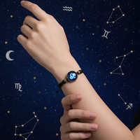 12 Zodiac Constellation Bracelet – Glowing Braided Jewelry for All Signs | Unisex Astrology Gift